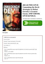 Unmasking The Devil Pdf